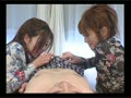 発射後も責め続ける痴女二人20