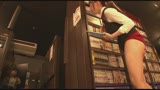 ブルマネットカフェ　AV見放題のネットカフェの女店員さんのソソる制服はワイシャツにブルマ！ミスマッチな格好にムラムラしてしまい、AVと勃起チ○ポを見せつけてみると・・・16