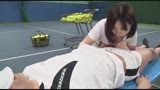 女達は勃起チ●ポに気付いていた？　ハミチンテニス10