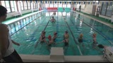 夏休み水泳教室スク水日焼け少女わいせつ映像1