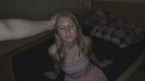 ロシアン素人AV初撮り モスクワ北部の田舎町でみつけた金髪パイパン少女と生中出し性交 Milana1