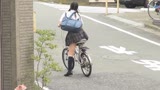 自転車の椅子に媚薬を塗られ通学路でも我慢できずサドルオナニーをするほど発情しまくる女子校生4