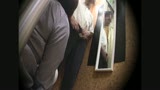密室試着室で店員さんと2人きり…勃起チ●ポを露出して強引ヌキ依頼28