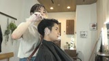 【ネトラレ】夫婦で営む美容室の奥さんが巨乳を押し当てて誘ってくるので旦那にバレないようにチンコ挿れちゃいました7