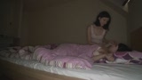 ホームステイでやってきた日本人女性の寝込みを襲いレズ行為を強要する金髪美女の投稿映像14