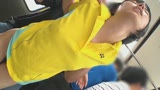 部活帰りの汗ばんだ女子校生を衣服潜り込み痴漢 完全着衣潜入アングル11