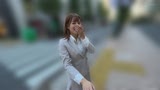 素人美少女とリモコンバイブお散歩9ー黒パンストOL編ー「もう我慢できません…//」12