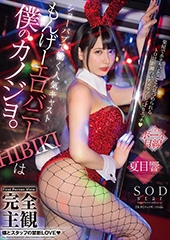 完全主観　ショーパブで働く人気キャスト　もんげーエロバニーHIBIKIは僕のカノジョ。　夏目響