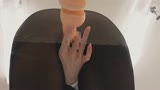 素人バラエティ透け壁越しだからディルドーズブマン丸見え！フライト帰りの美脚CAが挑戦する1ピストン100円の極太ディルドチャレンジ！16